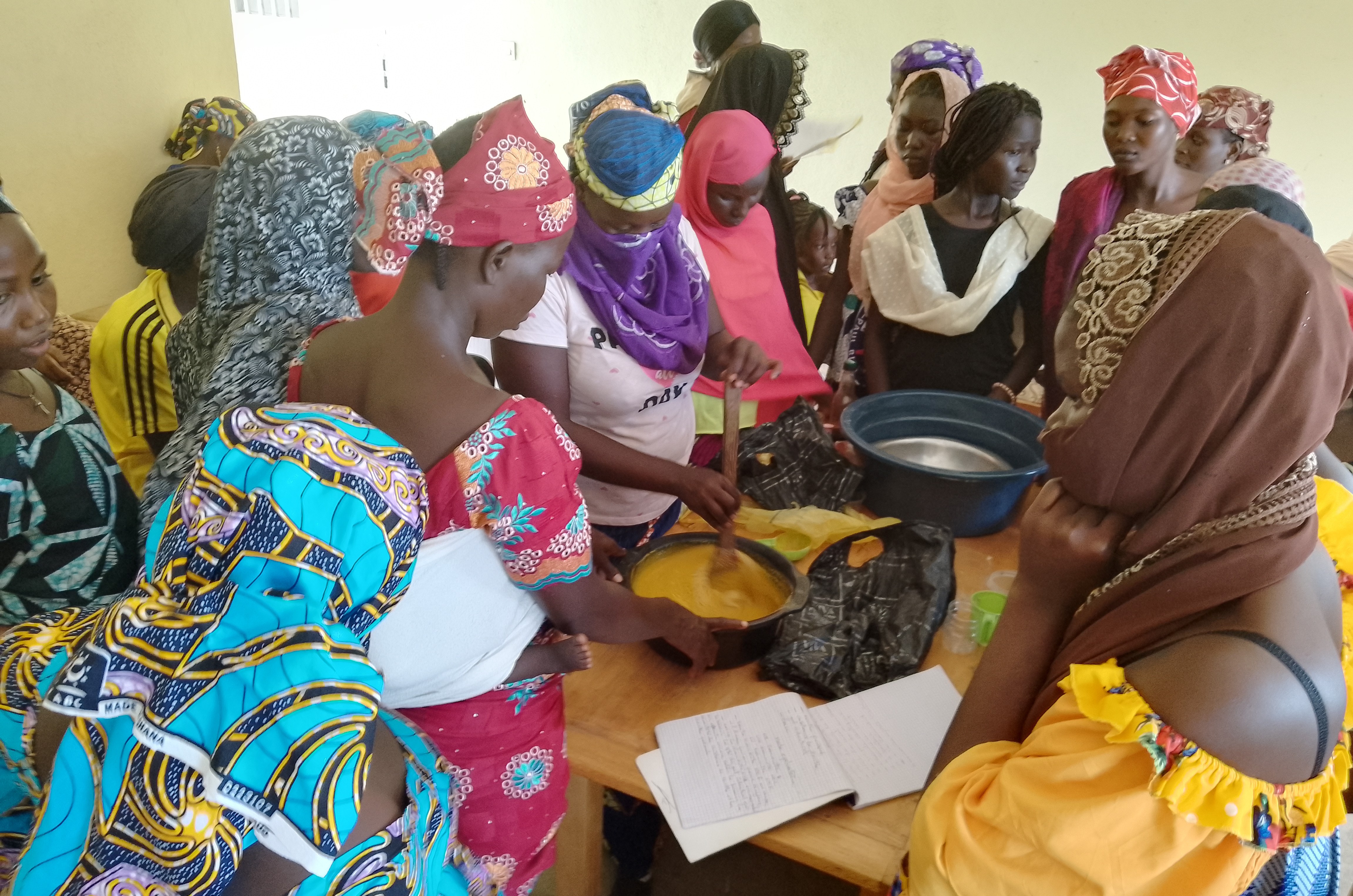 Formation des jeunes et femmes à la fabrication de savon