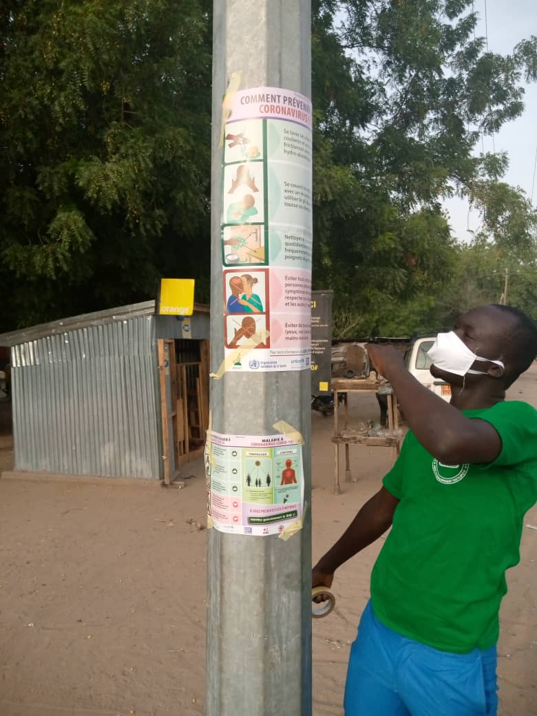Campagne de sensibilisation et de distribution des masques faciaux pour la prévention de covid 19 - Photo 2